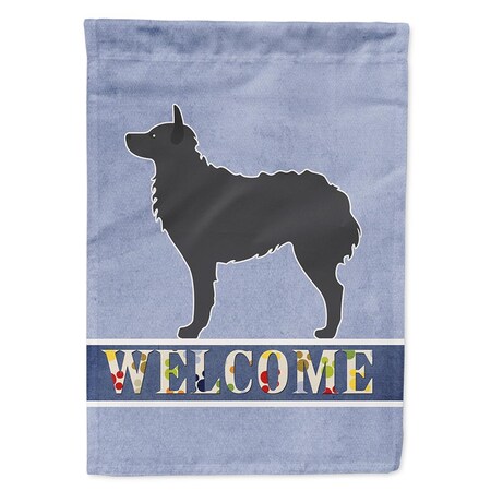 Carolines Treasures Croatian Sheepdog Welcome Flag Canvas House Size BB5525CHF